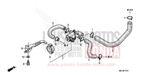 VALVE COMMANDE INJECTION D'AIR CBR600RRB de 2011